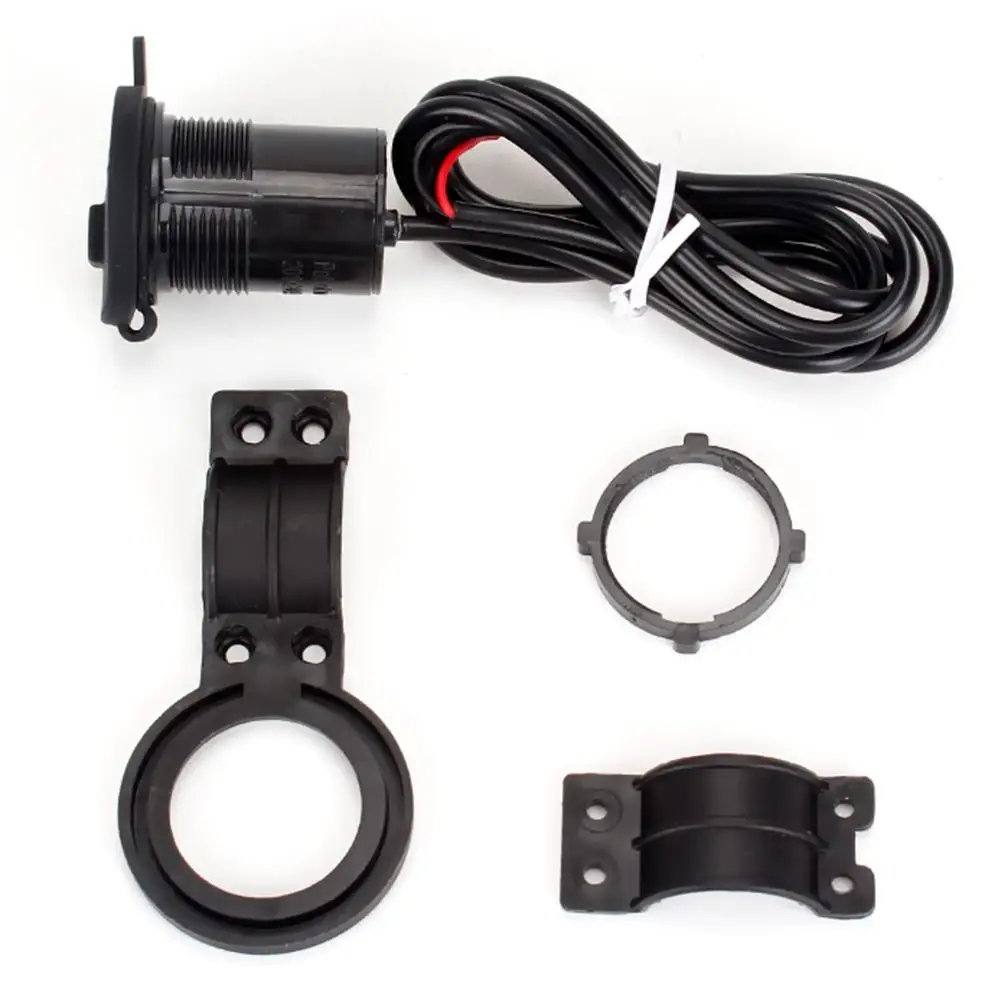 Автомобильное зарядное устройство USB для мотоцикла 1 5 а 12 в постоянного тока с