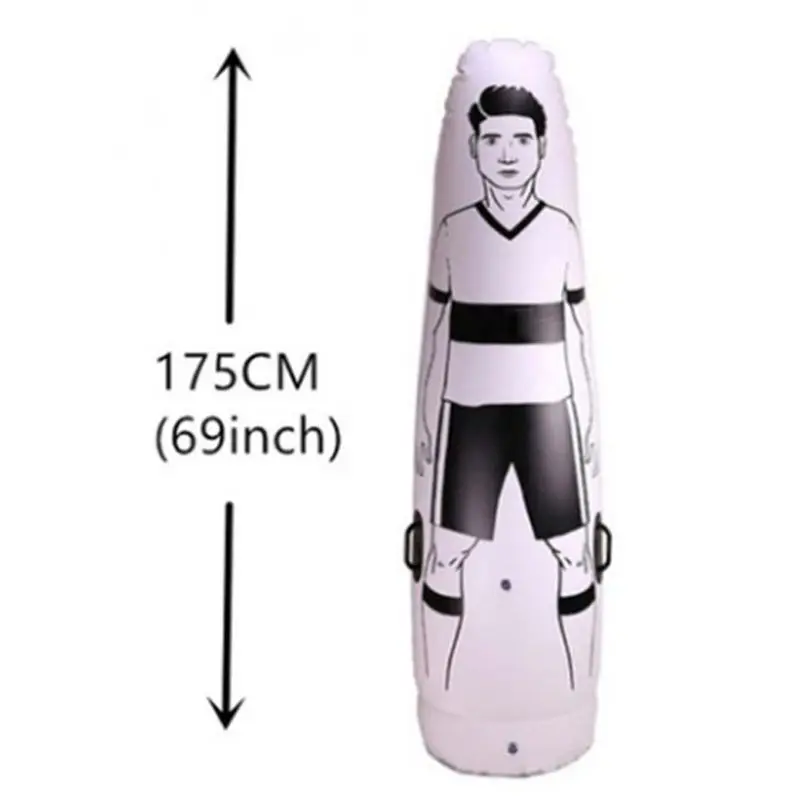 

Adults Inflatable Football Training Goal Keeper Tumbler Air Soccer Train Dummy toys