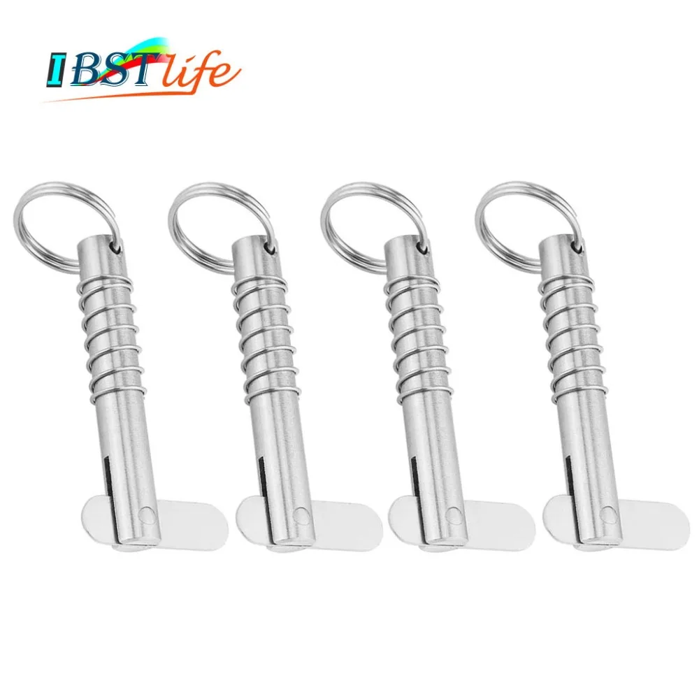 

4PCS M12*80mm Marine grade stainless steel 316 Boat Quick Release Pin Marine Hardware Deck Hinge Replacement Accessories