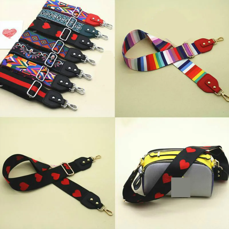 Роскошный цветной Расширенный ремешок аксессуары широкий на плечо женская сумка