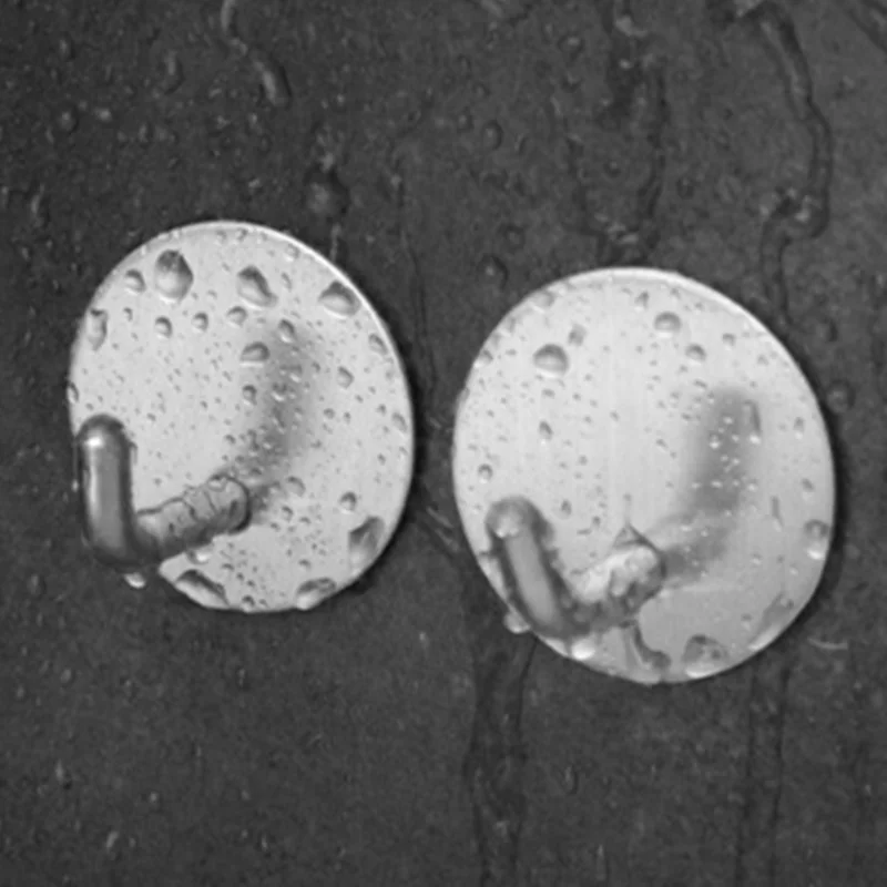 Двусторонняя клейкая лента из нержавеющей стали самоклеящиеся крючки для ванной