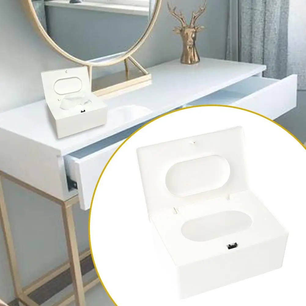 

Tissue Storage Box Desktop Sealed Wet Tissue Storage Box Household Dust-proof Wet Tissue Holder With Lid Organizer