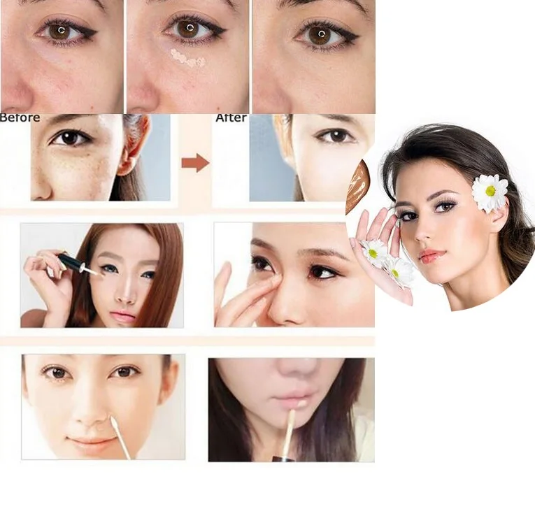 Мерная палочка жидкий консилер макияж кожа скрытие пятен отличный блокирующий