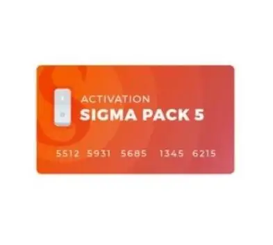 Новая активация sigma pack5 /Sigma Pack 5 используемая для активации Sigma box и key dongle |