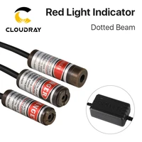 cloudray red dotted beam light 650nm 5v infrared adjustable laser module locator adapter for fiber marking or cutting machine