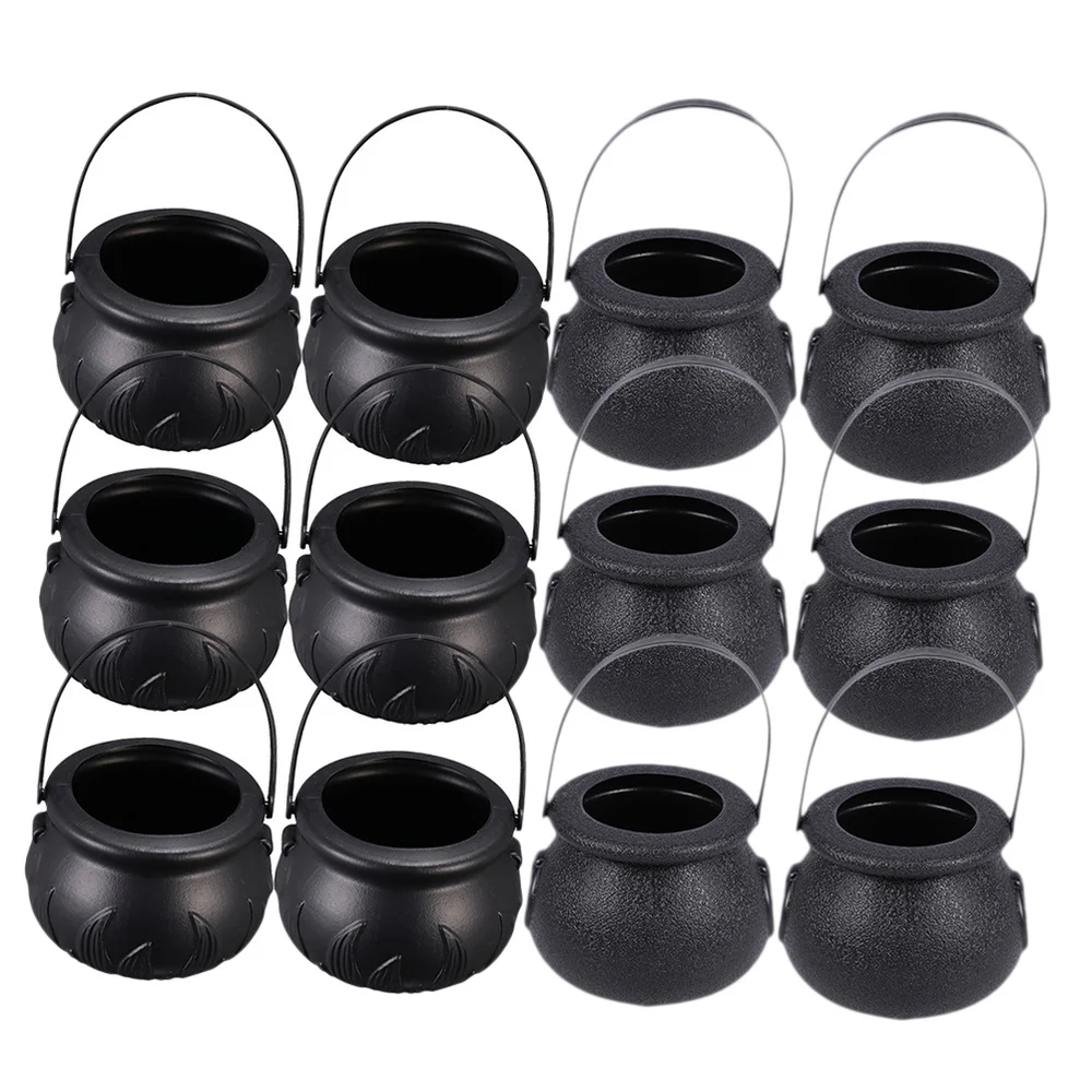 1 комплект 12 шт. Хэллоуин злая ведьма черный горшок пожарное ведро детская ручная