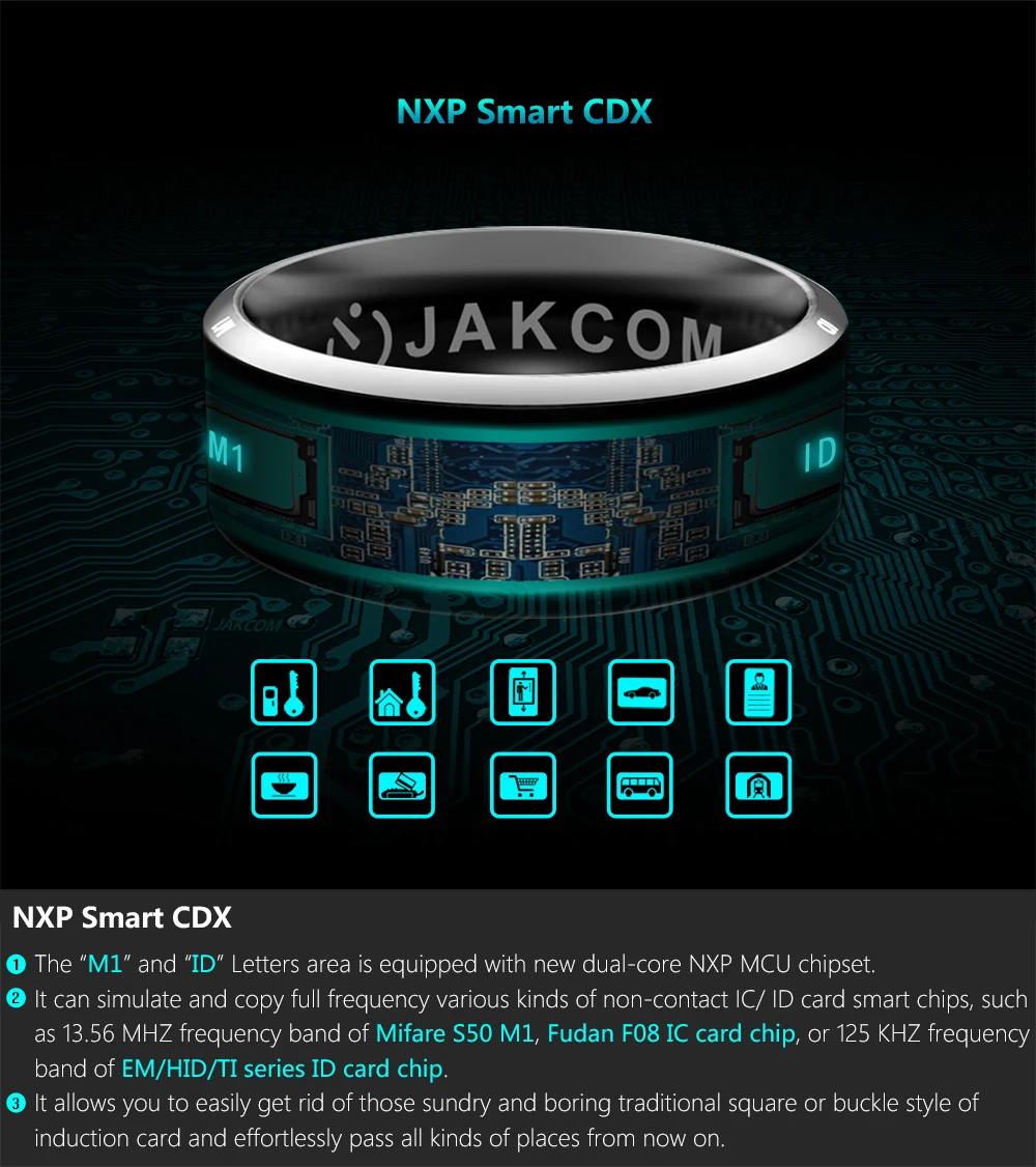 Смарт-кольцо Jakcom R3 R3F Timer2 (MJ02), умные аксессуары для телефона ...