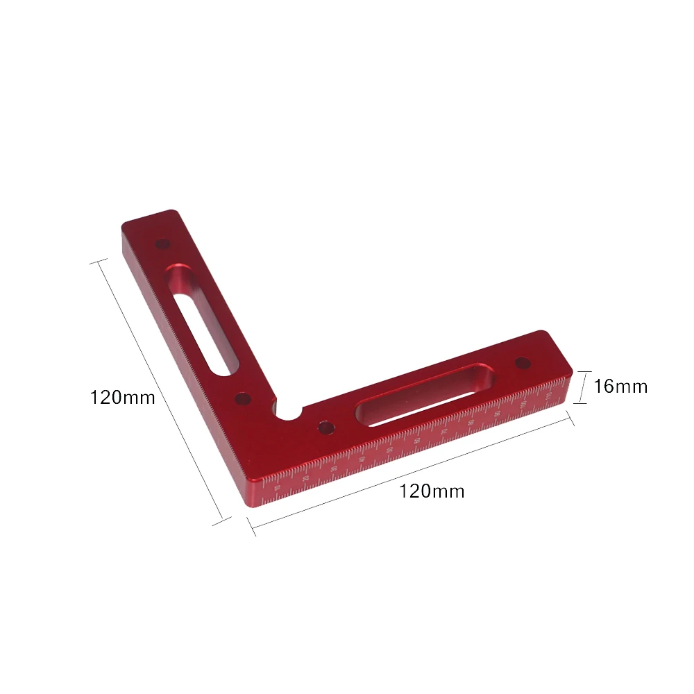 

90 Degree Precise Clamping Square with Metric and Inch Scales Woodworking Machinist Square Positioning Angle Positioning Ruler