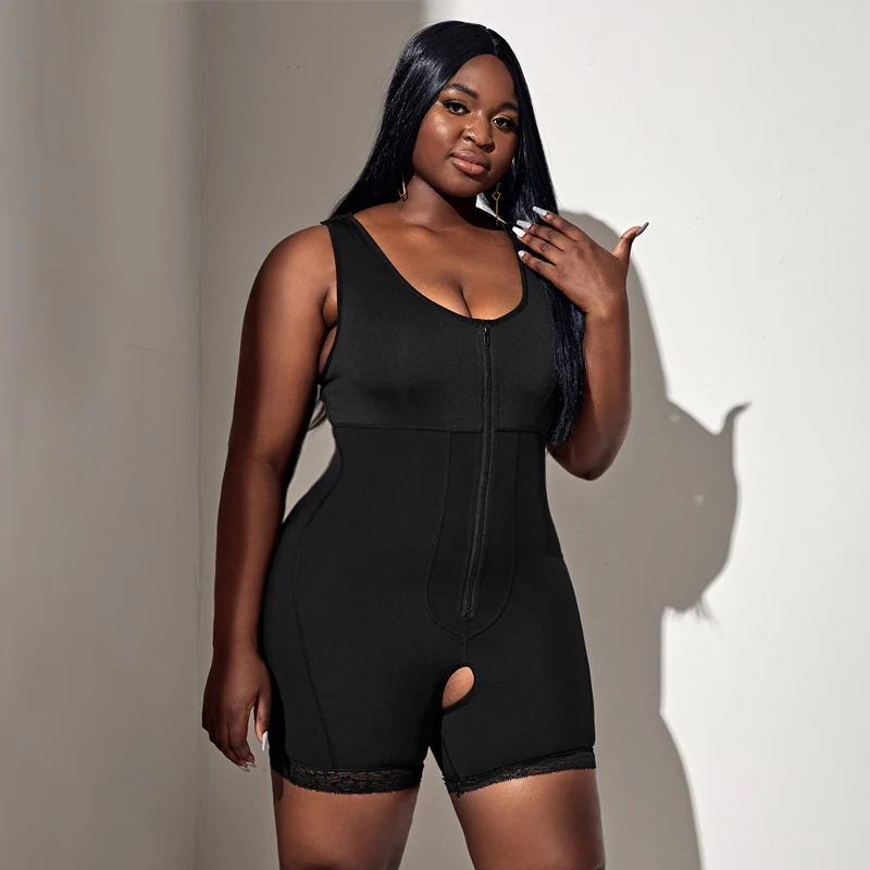 

Seamless Adjustable Straps Shapewear Faja Reductora Mujer Body Shapers Women Bodysuit Tummy Trainer Reverse Zipper Design