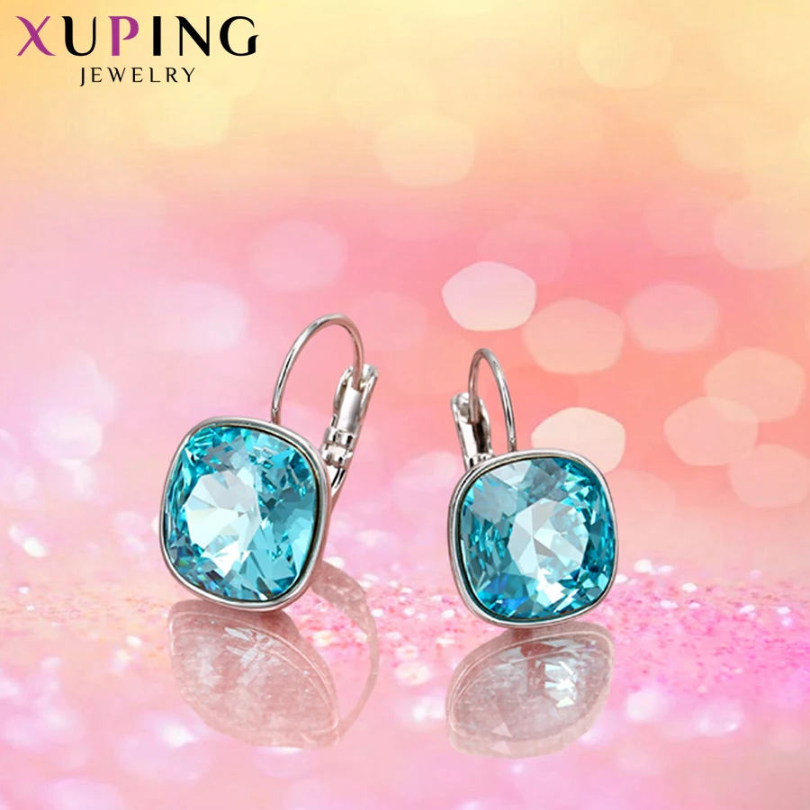 Xuping модные серьги Свадебные подарки кристаллы от Swarovski Красочные очаровательные Висячие серьги для женщин Подарки M42-200