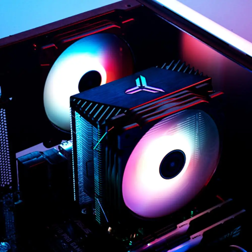 Светодиодный кулер для процессора Jonsbo CR1000 ЦП RGB 4 тепловых трубки PWM 4Pin 12V
