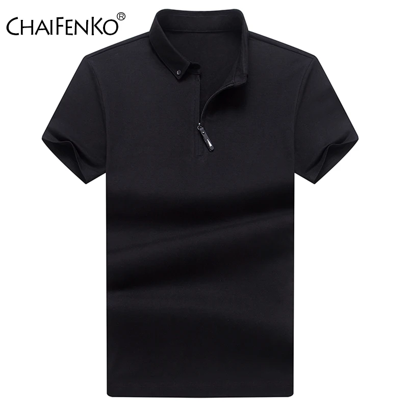 

Summer New Short Sleeve Polo Shirt Men Turn-Over Collar Fashion Casual Slim Polo Breathable Solid Color Business Men Polo Shirt