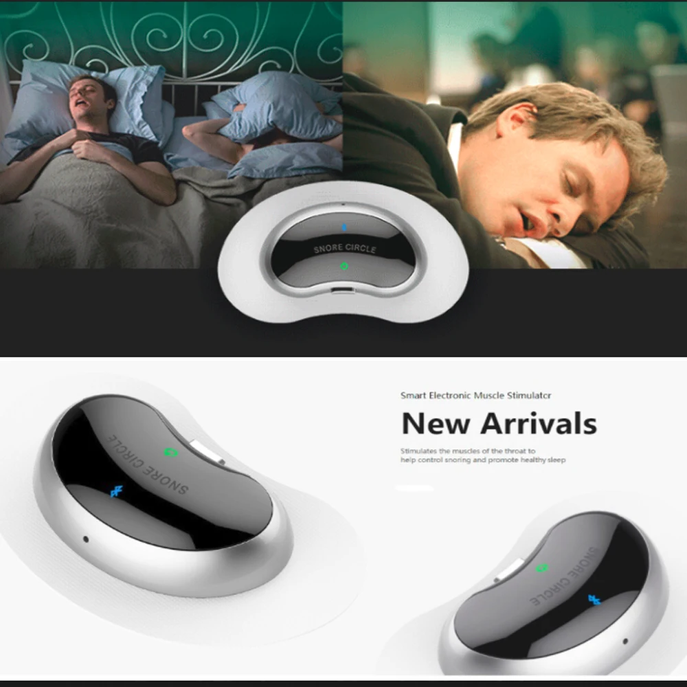 Умная Пробка От Храпа Biosensor anti snore Sleeping Aid с приложением и монитором сна устройство