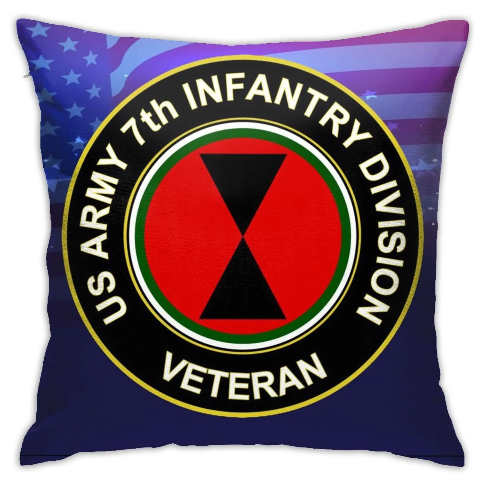 

New Product Listing 3d Printing Customization Us Army 7th Infantry Division Veteran Pillowcase