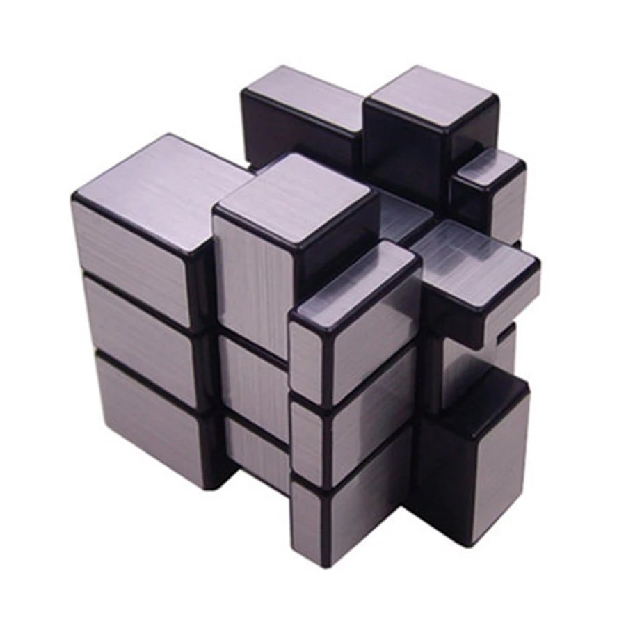 

Mirror Magic Cube Gold Silver Strange Shape Magic Cube Puzzle Educational Mini Intelligence Toys for Children Gifts AA50MF