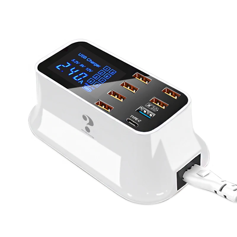 QC3.0 Quick Charger Зарядное устройство с двумя портами QC 3,0, быстрое зарядное устройство, беспроводное зарядное устройство, портативный адаптер, концентратор питания для мобильных телефонов, планшетов, ПК, samsung, Xiaomi - Цвет: QC3.0 Quick Charger