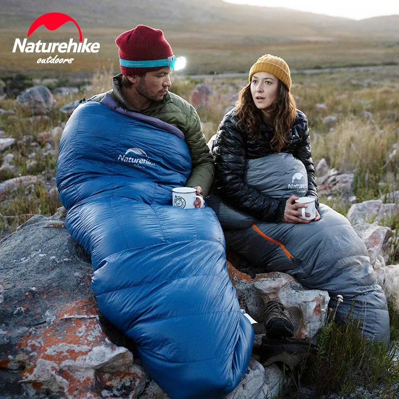 Naturehike спальный мешок зимний пуховый зима -10 Спальные мешки для похода туризм