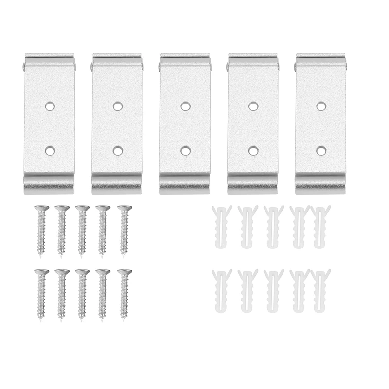 

HOT-5 PCS Foldable Wall Hook, Invisible Folding Aluminum Wall Mount Hook Headphones Holder Coat Hook Creative Clothes Hook for K