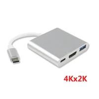 4k type c to hdmi compatible usb 3 0 usb c adapter cable converter for macbook pc laptop samsung lg huawei to tv hdtv projector