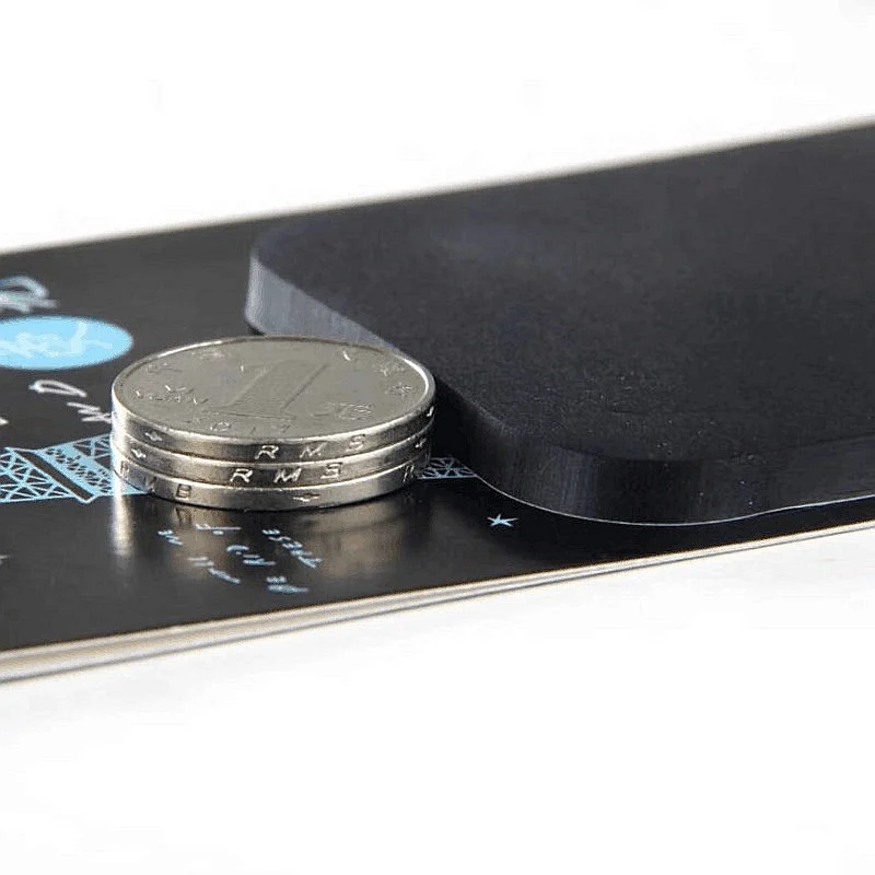 Липкие заметки черные с флуоресцентной ручкой самоклеящиеся блокноты для