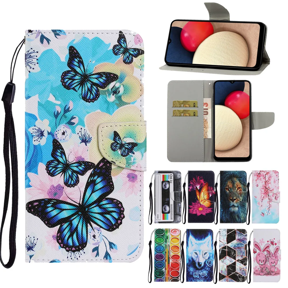 

A52 Leather Case for Etui Samsung A52 A 52 Case Cute Panda Butterfly Unicorn Wallet Phone Cover on for Samsung A52 Carcasa Funda