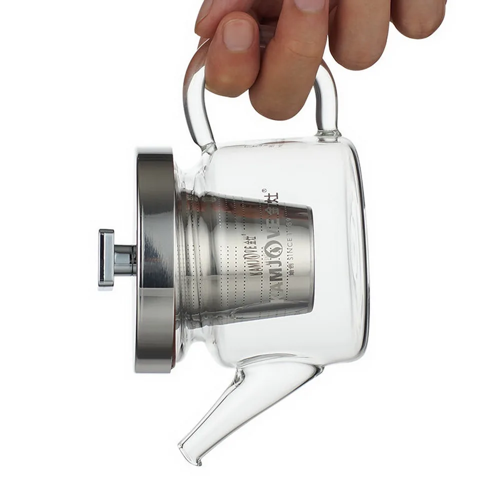 Чайник Kamjove AM 01 термостойкий из нержавеющей стали 250 мл|pot tea|pots stainless steelpot glass teapot |