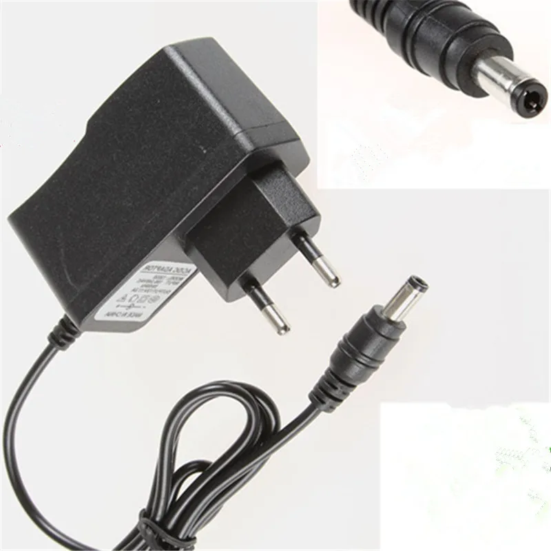 

EU DC 9V1A Power Supply AC 100V-240V Converter Adapter Plug Charger 5.5mm x 2.1mm 1000mA for arduino Diy Kit