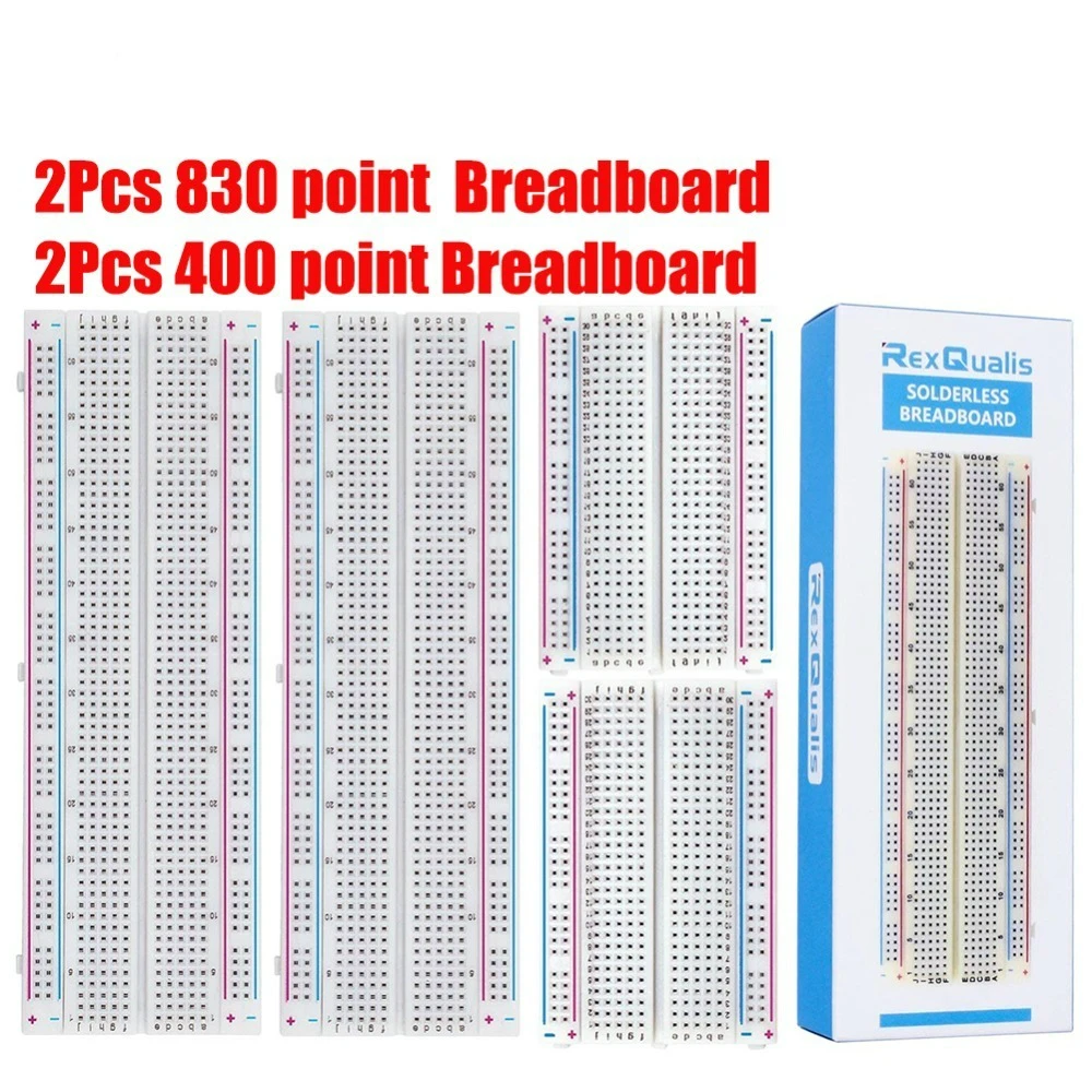 4 шт. макеты включают 2 830/400 точек беспаечный Прототип PCB прототип для Arduino Diy Kit |