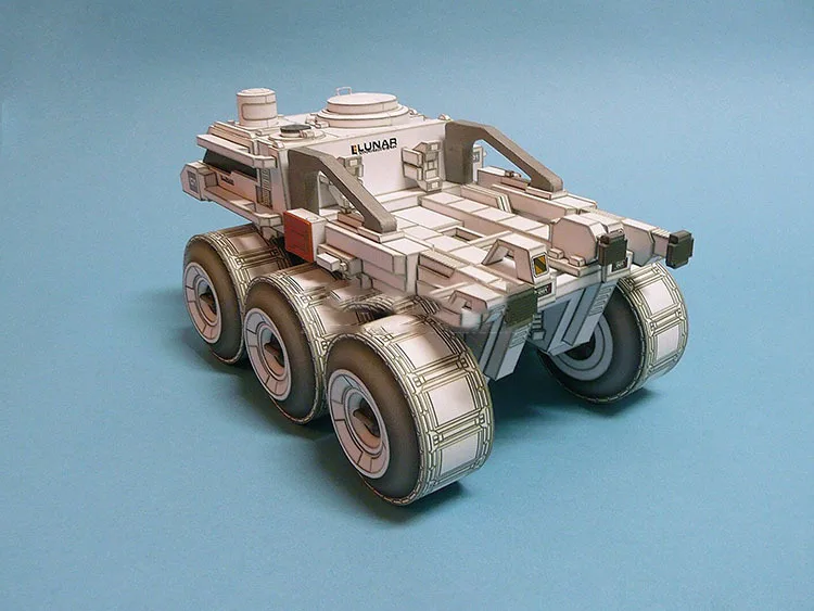 Lunar Rover космический корабль DIY 3D бумажная карта модель строительные наборы