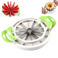 1pc stainless steel watermelon slicer creative melon cutter shredders knife 410 fruit cutting kitchen knive accessories