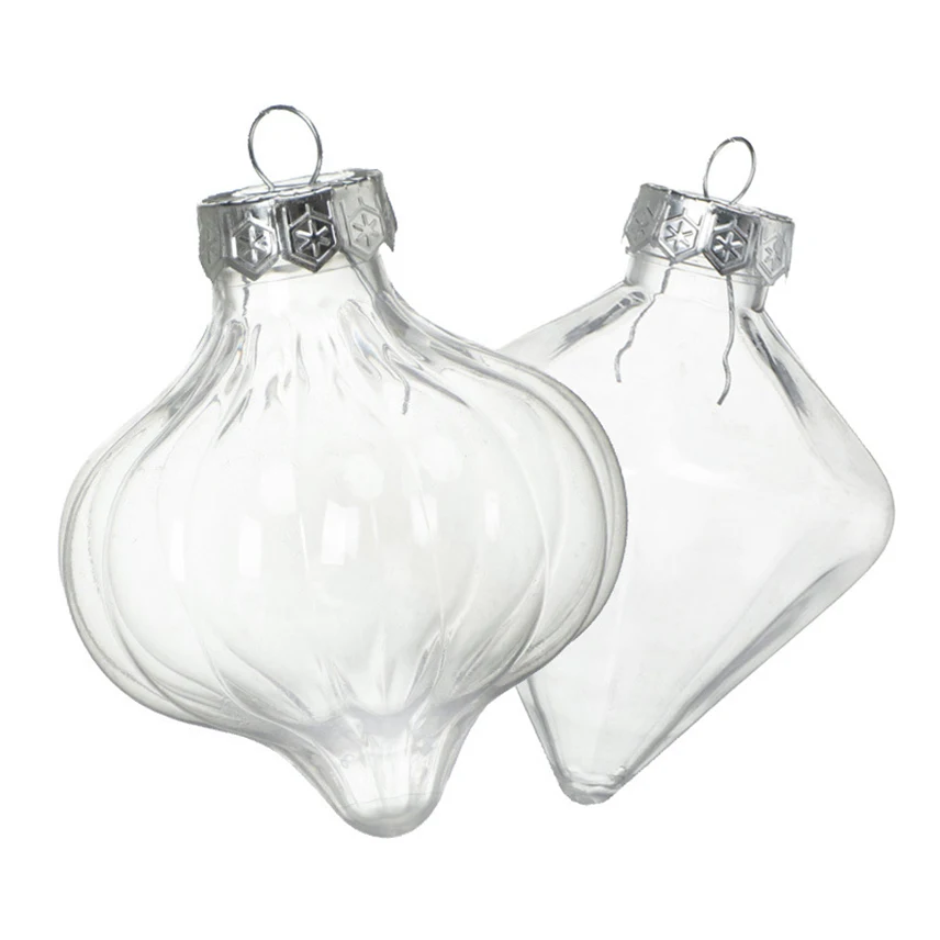 

DIY рождественские Прозрачные Шары, пластиковые шары, Заполняемые рождественские украшения, елочные украшения, рождественские подвесные ук...