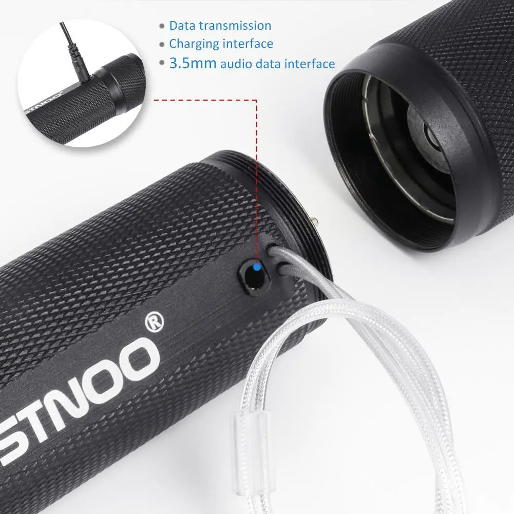 CASTNOO светодиодный фонарик и динамик USB заряжаемая вспышка лампа | Освещение