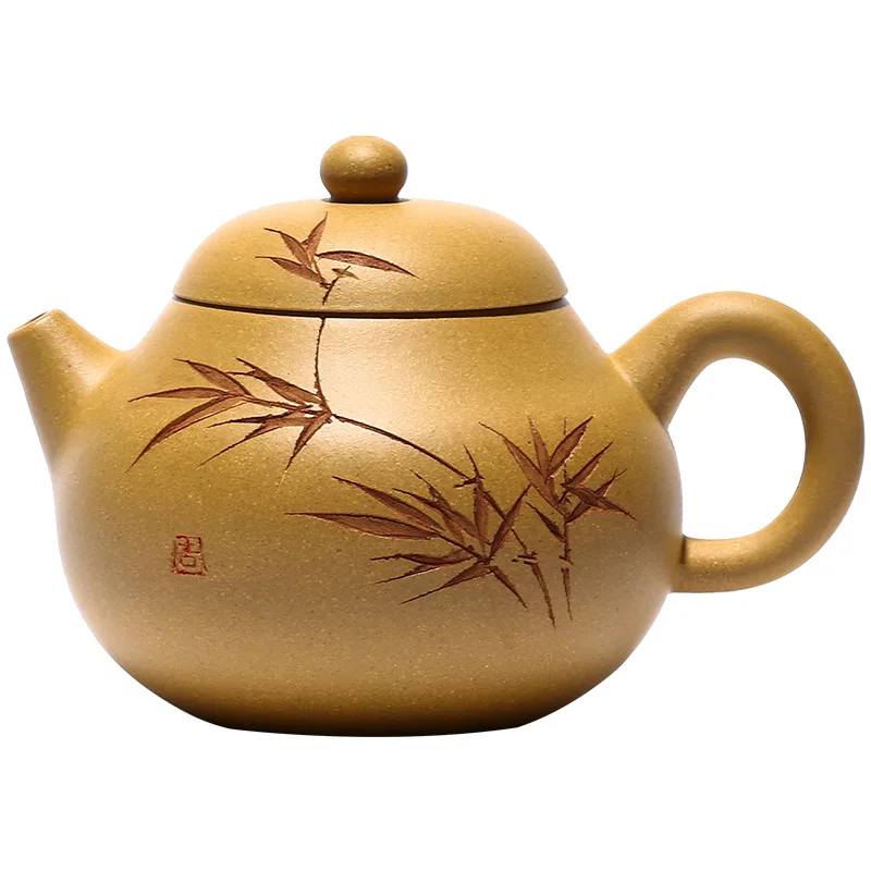 

Yixing boutique teapot Shop Manual Section clay teapot Wendan purple clay teapot