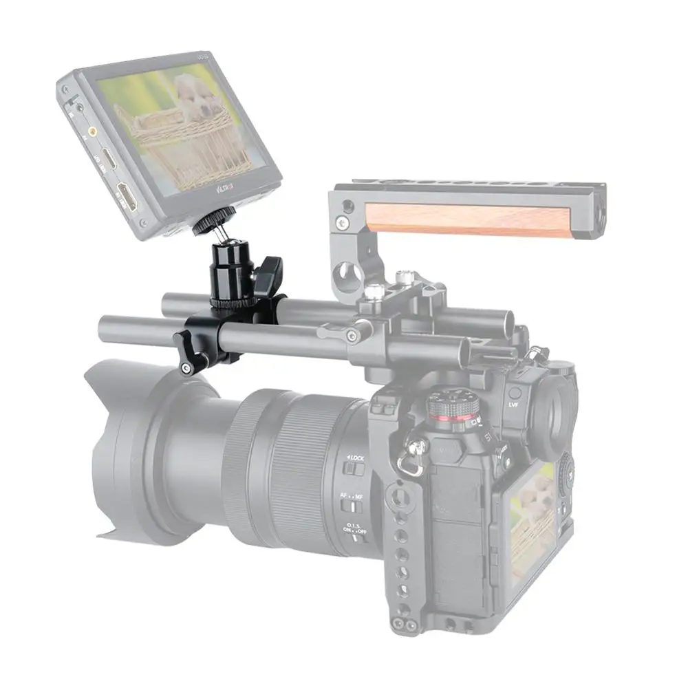 Наплечный зажим NICEYRIG 15 мм винт 1/4 &quotс шаровой головкой держатель для камеры DSLR