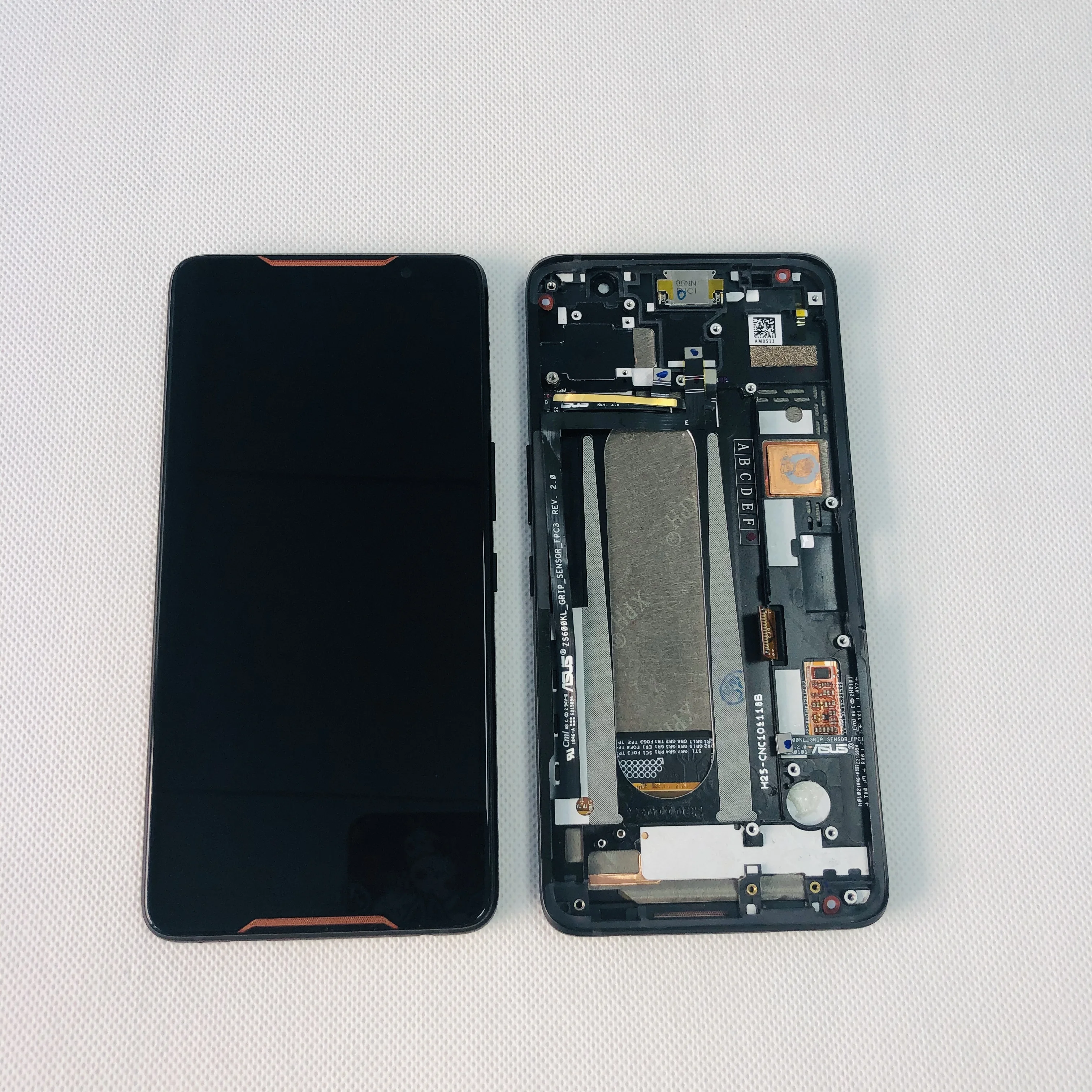 Оригинал с рамкой для 6 0 &quotASUS ROG Phone ZS600KL ЖК дисплей Экран Дисплей + сенсорный экран