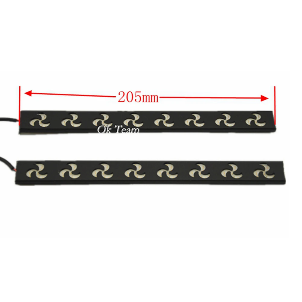 2x12V 20 5 см Водонепроницаемый Автомобильный светодиодный COB DRL Вождения освещают