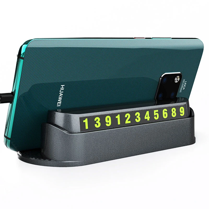 Автомобильный карточка с телефоном для временной парковки держатель Hidenable