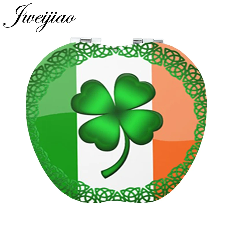 

Youhaken vintage dear Clovers diy Mini Apple Shaped Beauty Vanity Travel mirror for best Grate mother anniversary QF336