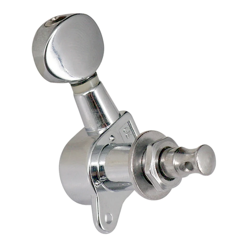 6 stücke ankle schlüssel tuning kopf peg mechanische 6r retro zink legierung für elektrische akustische gitarre silber free global ship