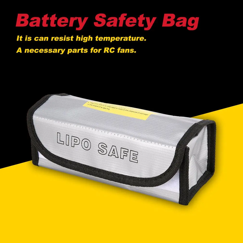 

Fire Retardant LiPo Battery Bag LiPo Safe Guard Charging Box Bag Sack Pouch Fireproof Explosion-proof for RC Model Drone Car
