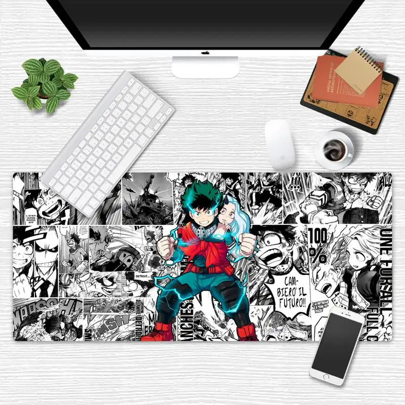 

My hero academia DIY Design Pattern Game mousepad Game Office Work Mouse Mat pad X XL Non-slip Laptop Cushion mouse pad
