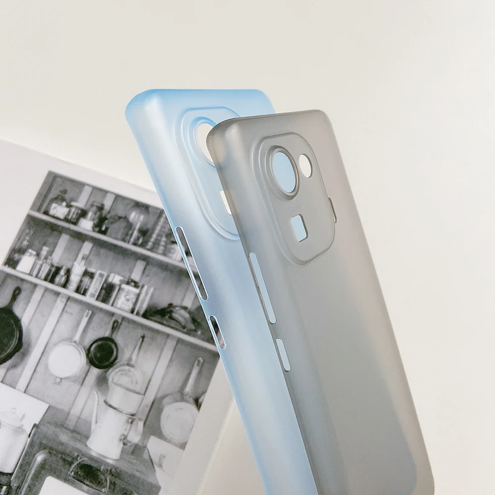 0 3 мм ультра тонкий жесткий чехол для телефона Xiaomi Mi 11 Ultra Redmi K40 Pro матовый