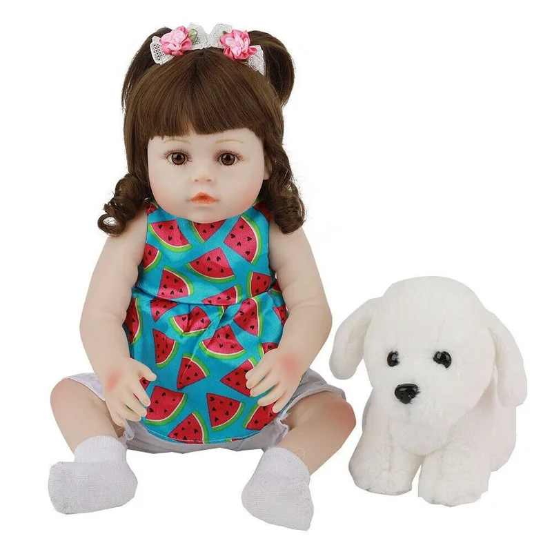 

Куклы Reborn, Реалистичная кукла для новорожденных, Реалистичная виниловая девочка 19 дюймов, ручная игрушка, кукла Reborn, детские игрушки для дев...