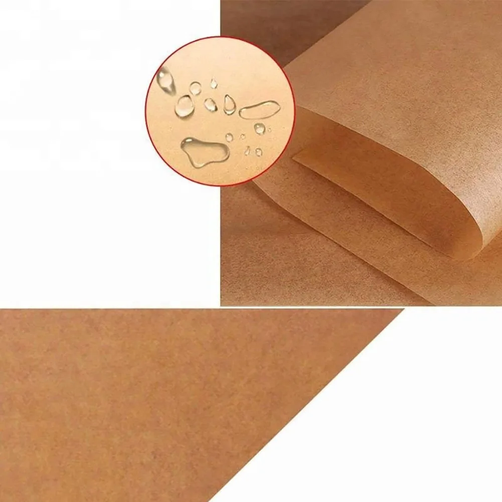 

100 PCS Parchment Paper Sheets Precut Unbleached Baking Paper Non-Stick Kitchen Supplies Baking Accessories Burger Fries Wrapper