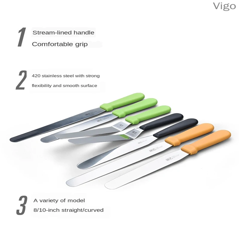 Инструменты для украшения торта шпатель с пластиковой стяжкой крема форма