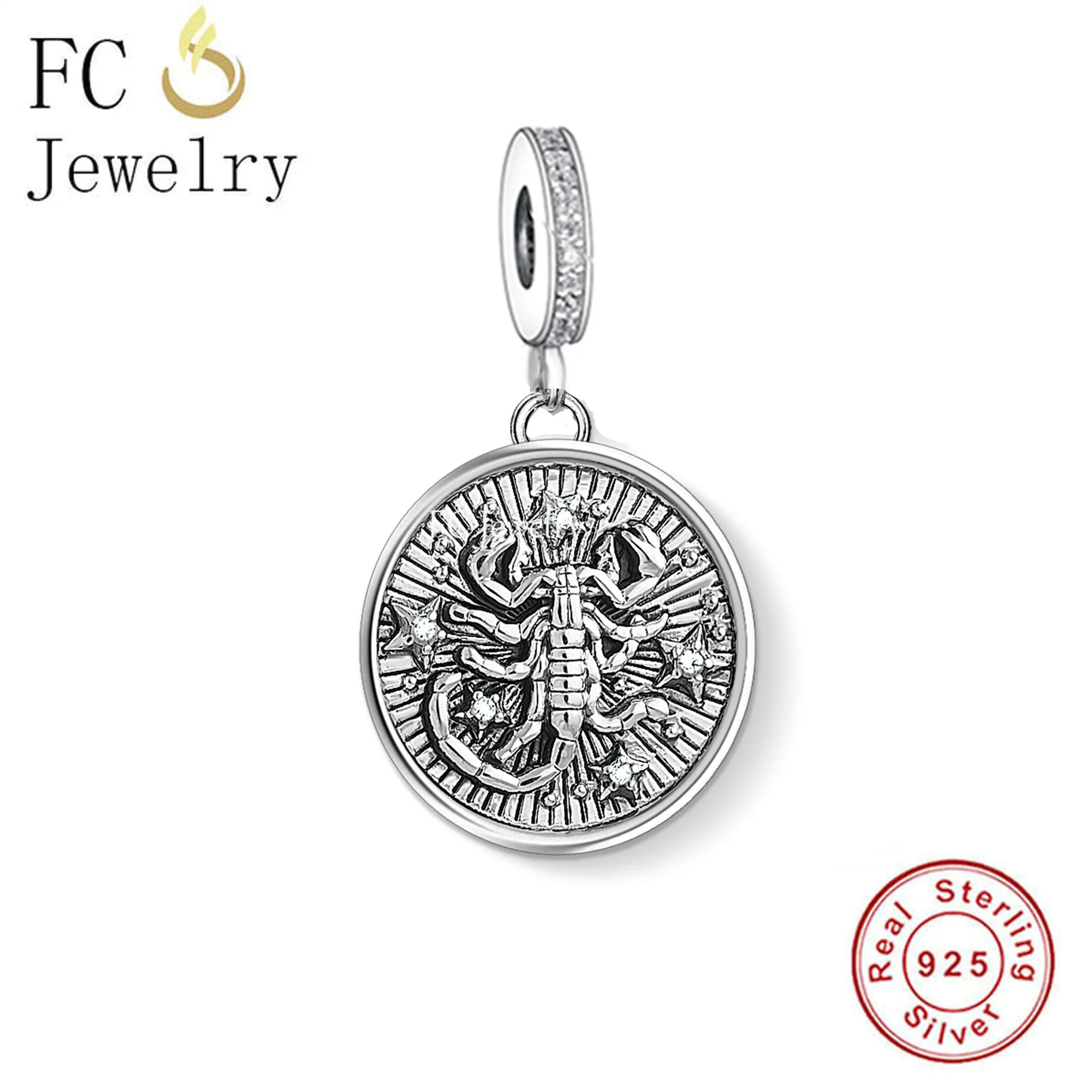 FC ювелирные изделия Подходит для оригинального браслета Pandora подвеска