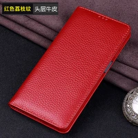 luxury genuine leather flip case for huawei honor x10 leather half pack phone case for honor x10 max phone cases shockproof