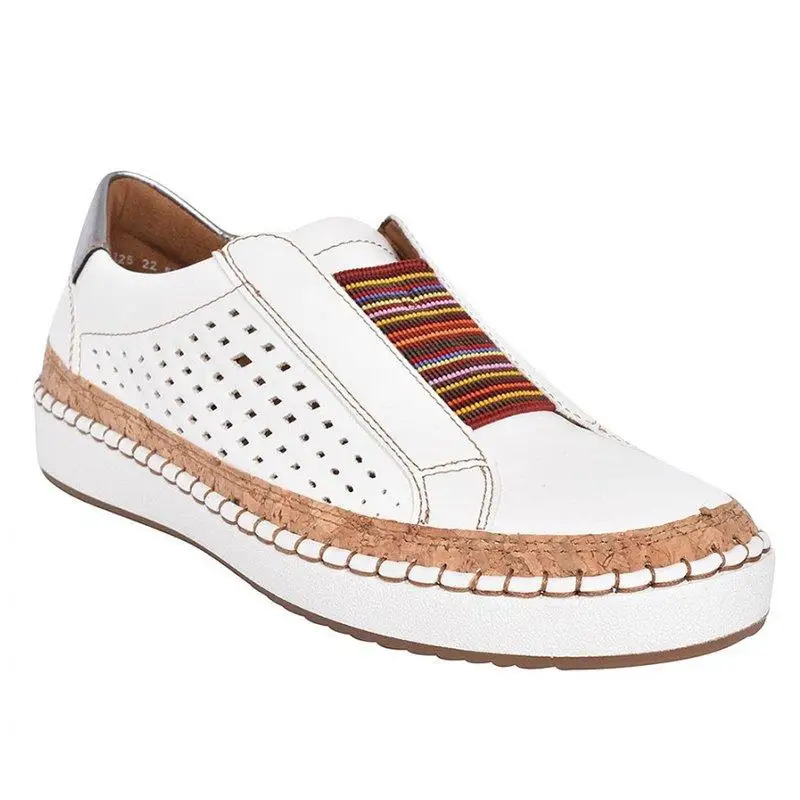 

Women Sneakers Flat Shoes Hot Selling Casual Shoes Woman Hollow Out Breathable Plus Size 43 Slip On Loafers Women Shoes XKD7042