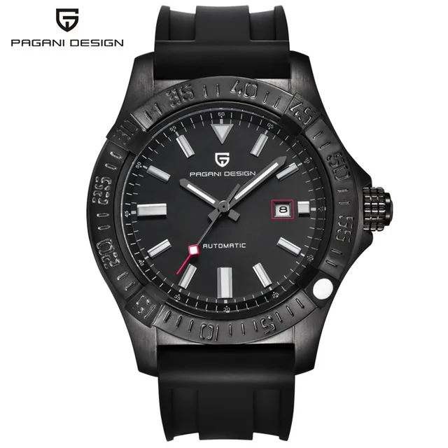 PAGANI дизайнерские Брендовые повседневные модные роскошные часы Reloj Hombre водонепроницаемые противоударные автоматические механические часы Relogio Masculino - Цвет: 1