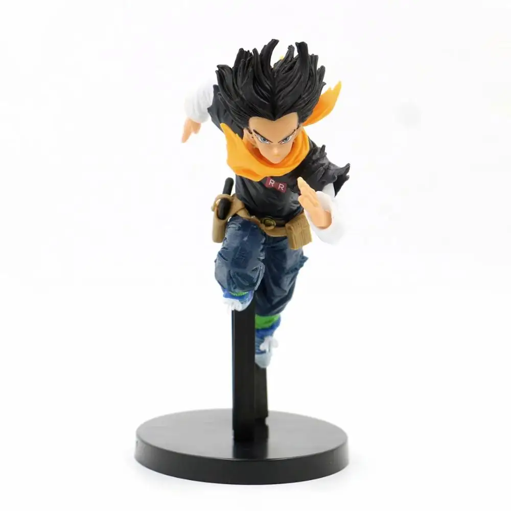 Аниме Фигурка 17 см Dragon Ball Z Android Супер Saiyan фигурка ПВХ Коллекционная модель